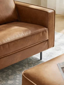 Outlet Sofá de cuero reciclado Hunter (3 plazas) Sofás 3 Plazas|Sofás