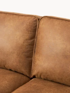 Outlet Sofá de cuero reciclado Hunter (3 plazas) Sofás 3 Plazas|Sofás