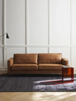 Hot Sofá de cuero reciclado Hunter (3 plazas) Sofás 3 Plazas|Sofás