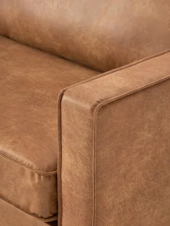 Hot Sofá de cuero reciclado Hunter (3 plazas) Sofás 3 Plazas|Sofás