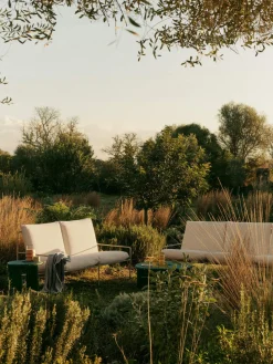 Online Sofá de jardín en tejido bouclé Desert (2 plazas) Sofás De Exterior|Sofás De Exterior