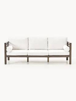 Discount Sofá de jardín en tejido bouclé de madera de acacia Bo (3 plazas) Sofás De Exterior|Sofás De Exterior