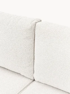 Discount Sofá de jardín en tejido bouclé de madera de acacia Bo (3 plazas) Sofás De Exterior|Sofás De Exterior