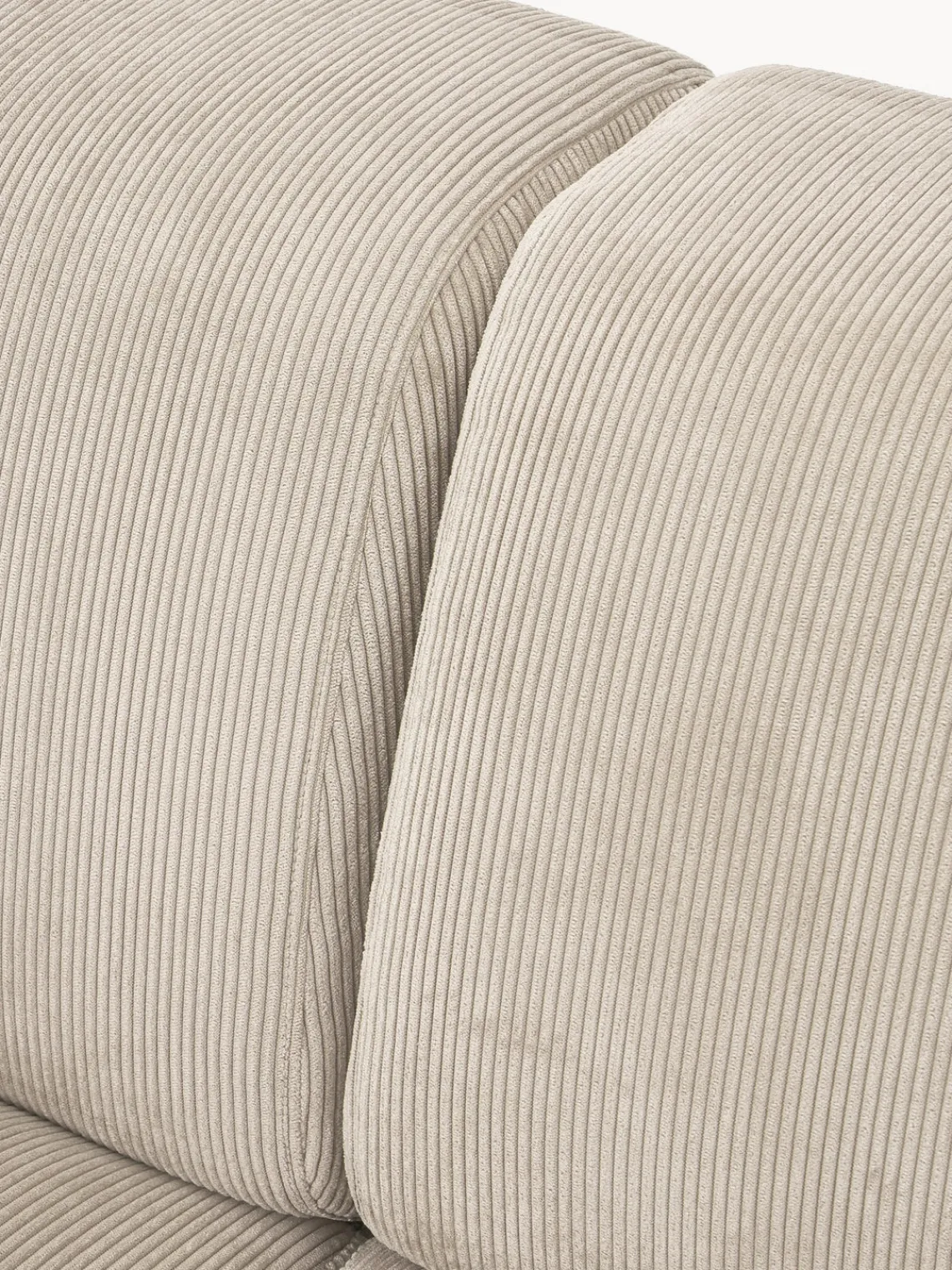 Sofás 3 Plazas|Sofás>Westwing Collection Sofá de pana Melva (3 plazas) Pana beige claro