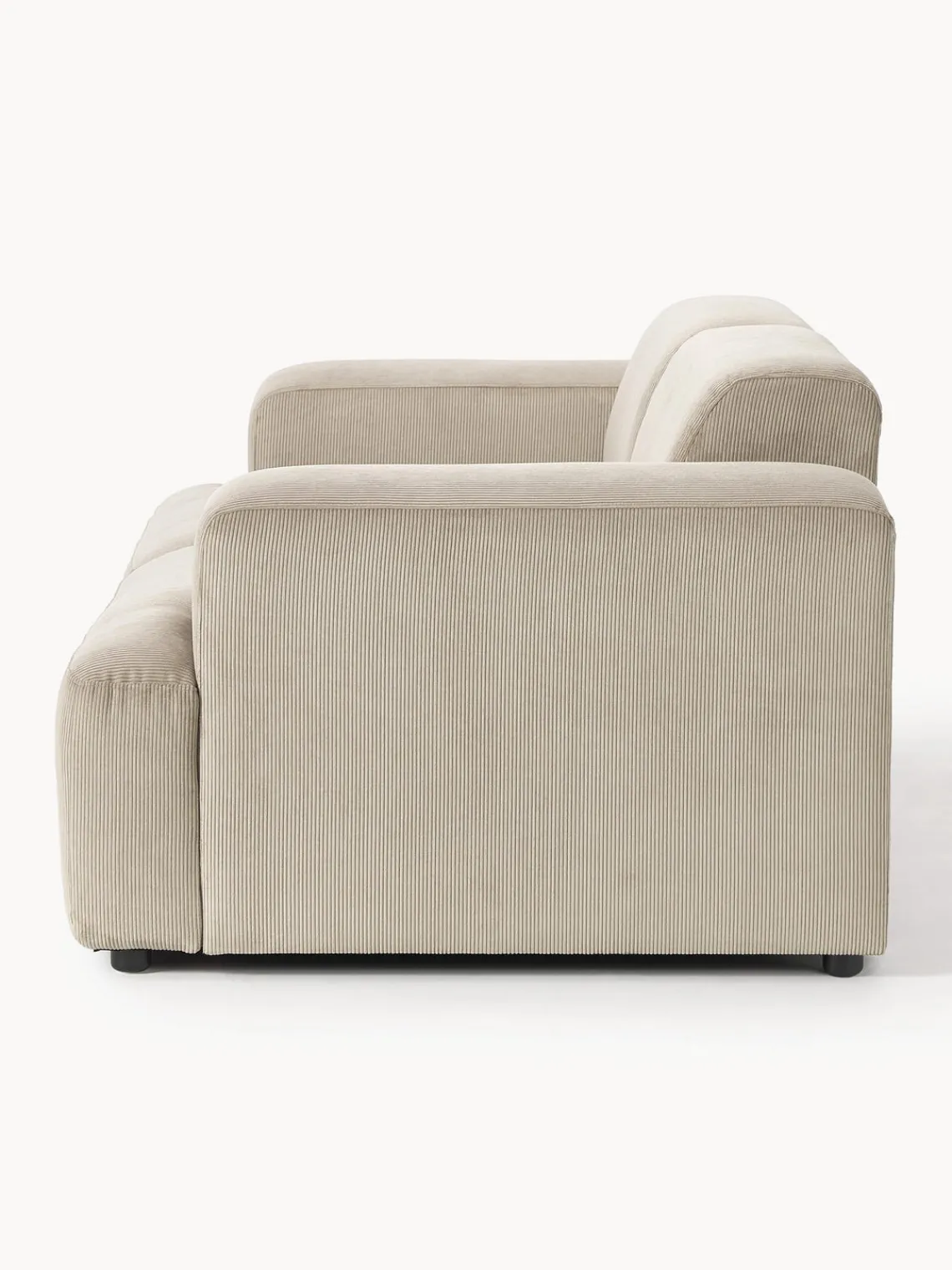 Sofás 2 Plazas|Sofás>Westwing Collection Sofá de pana Melva (2 plazas) Pana beige claro