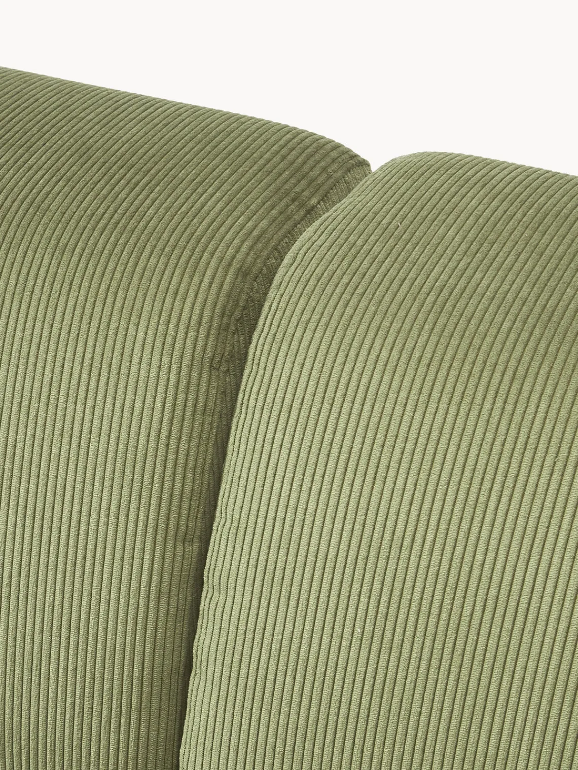 Sofás 2 Plazas|Sofás>Westwing Collection Sofá de pana Melva (2 plazas) Pana verde oliva