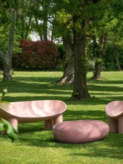 Sofás 2 Plazas|Sofás></noscript>Driade Sofá de plástico Roly Poly (2 plazas) Rosa palo