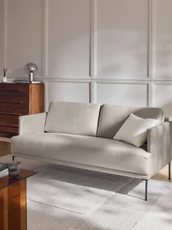 Discount Sofá de terciopelo Fluente (2 plazas) Sofás 2 Plazas|Sofás