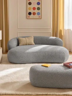 Sofá en tejido bouclé Alba (2 plazas) Sofás 2 Plazas|Sofás