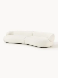 Sofá en tejido bouclé Alba (4 plazas) Sofás 3 Plazas|Sofás