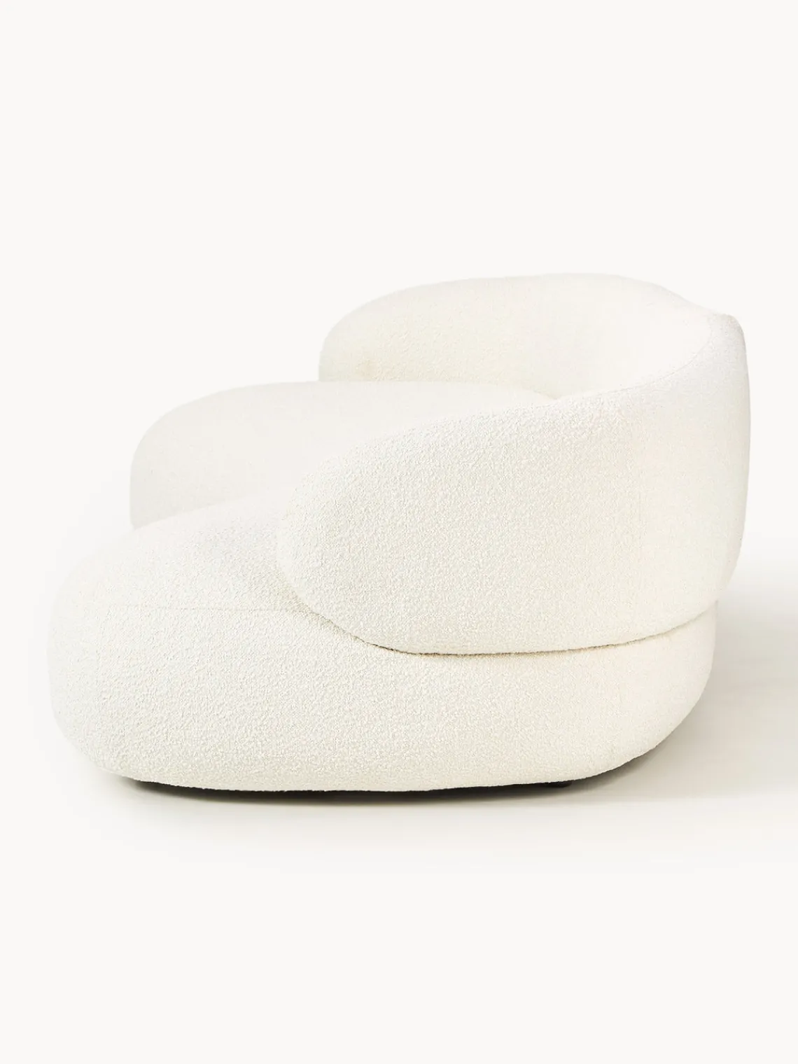 Sofá en tejido bouclé Alba (4 plazas) Sofás 3 Plazas|Sofás