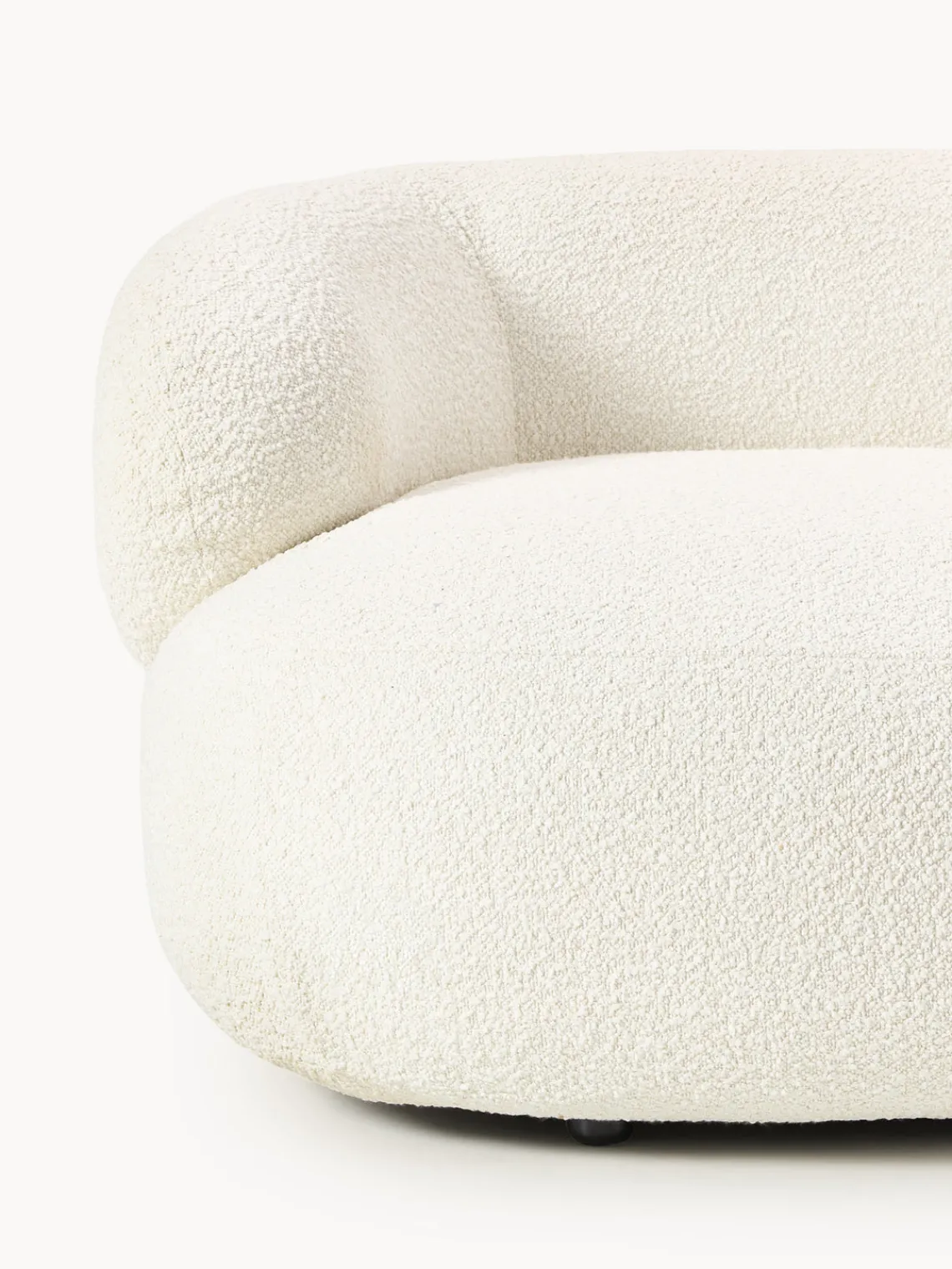 Sofá en tejido bouclé Alba (4 plazas) Sofás 3 Plazas|Sofás