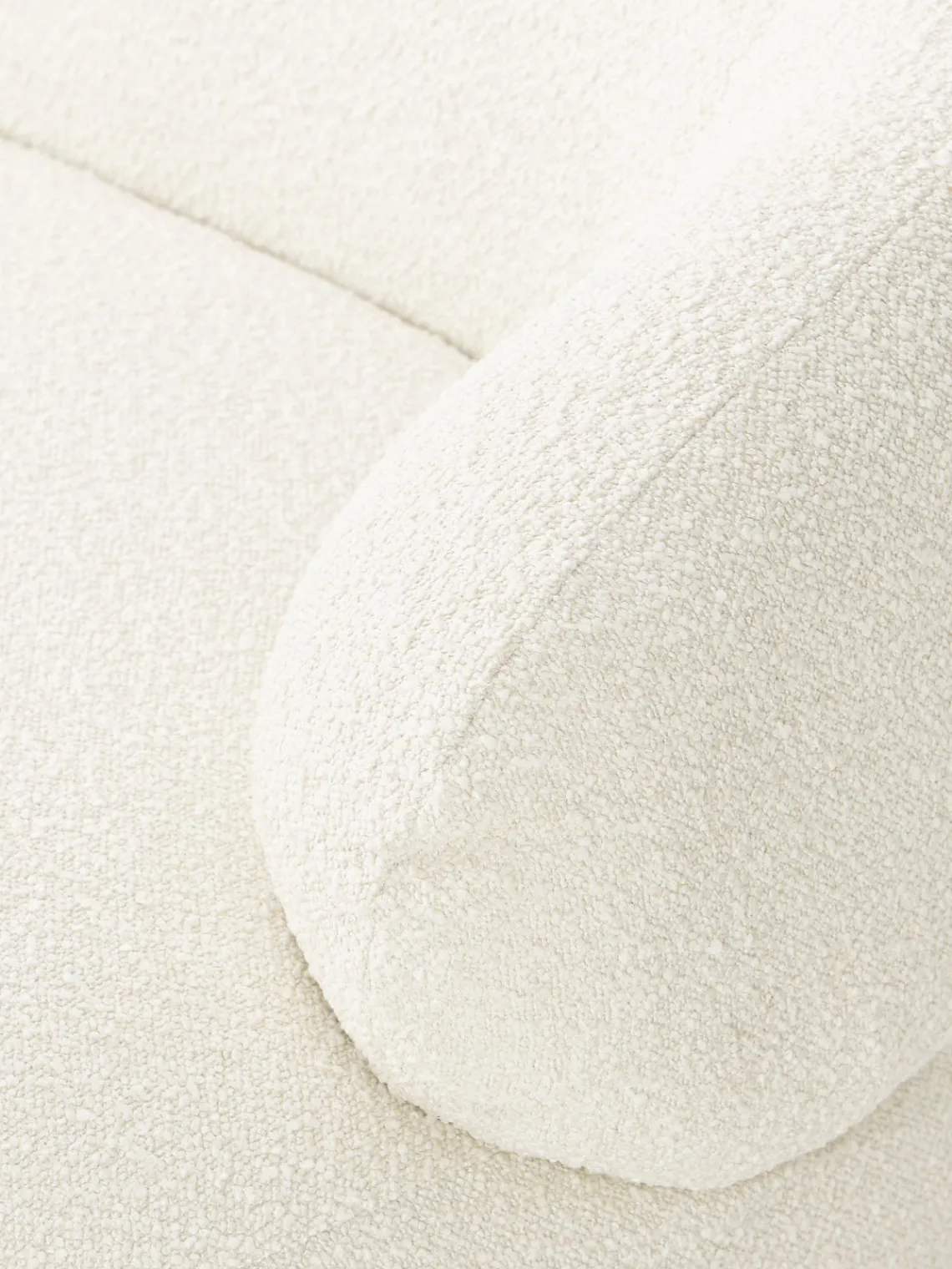 Sofá en tejido bouclé Alba (4 plazas) Sofás 3 Plazas|Sofás