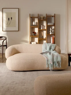 Outlet Sofá en tejido bouclé Alba (2 plazas) Sofás 2 Plazas|Sofás