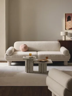 Discount Sofá en tejido bouclé Lilo (3 plazas) Sofás 3 Plazas|Sofás