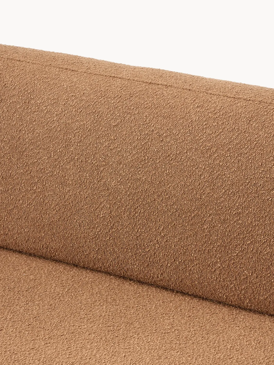 Sofás 2 Plazas|Sofás>Westwing Collection Sofá en tejido bouclé Lilo (2 plazas) Bouclé marrón claro