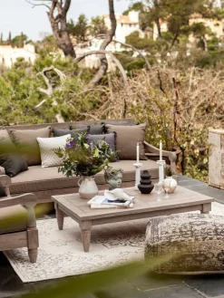 Outlet Sofá grande para exterior de madera Bali (4 plazas) Sofás De Exterior|Sofás De Exterior