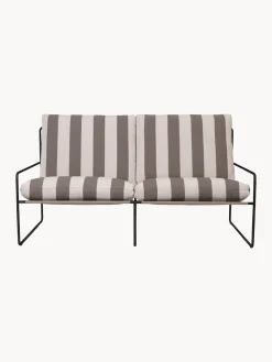 Sofás De Exterior|Sofás De Exterior>Ferm Living Sofá lounge para exterior Desert (2 plazas) Tejido blanco Off White, taupe, negro