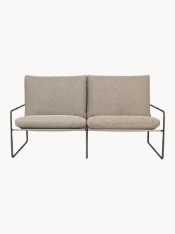 Sofás De Exterior|Sofás De Exterior>Ferm Living Sofá lounge para exterior Desert (2 plazas) Tejido greige, negro
