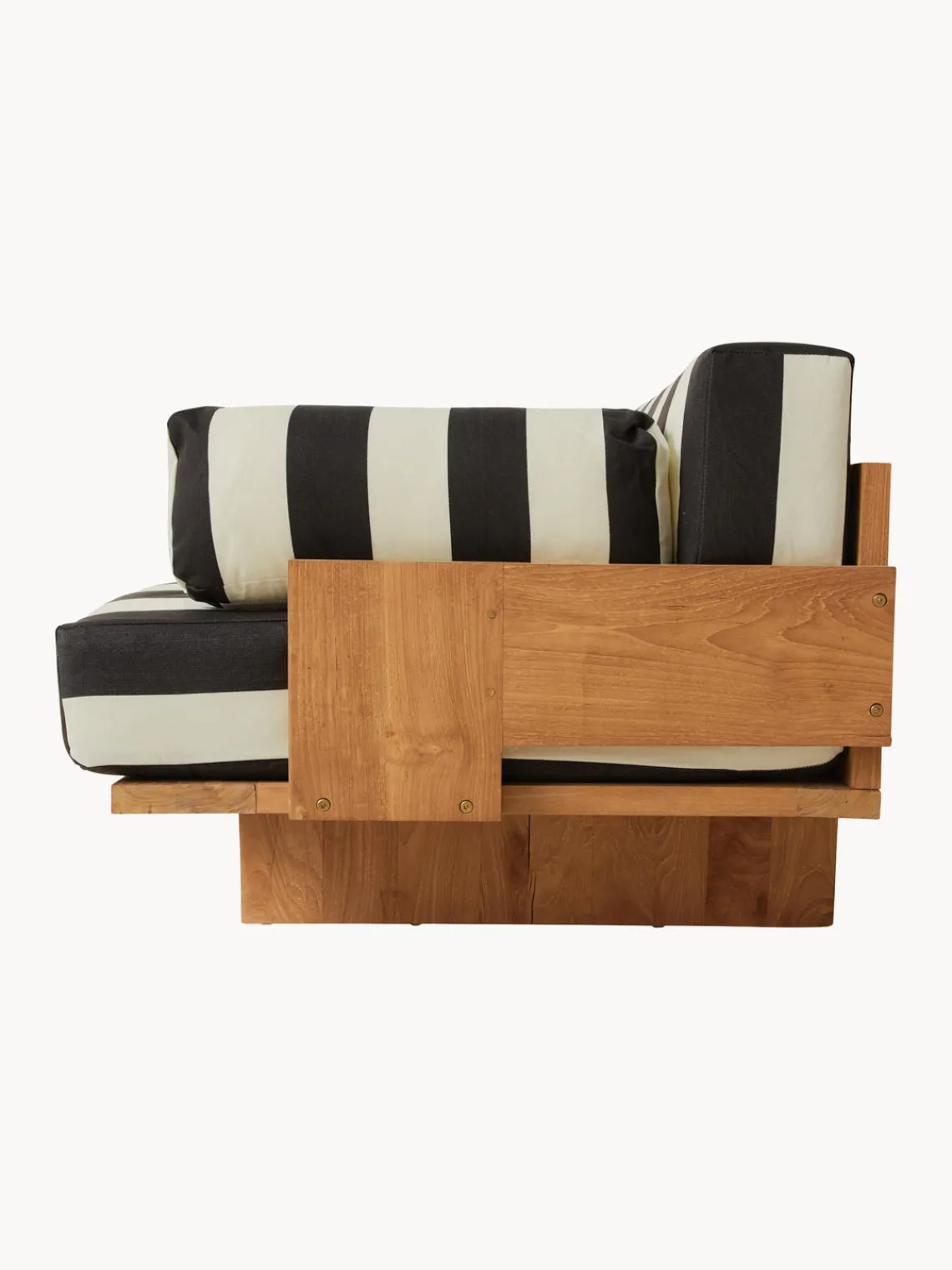 Sofá lounge para exterior de madera de teca Stracciatella Sofás De Exterior|Sofás De Exterior