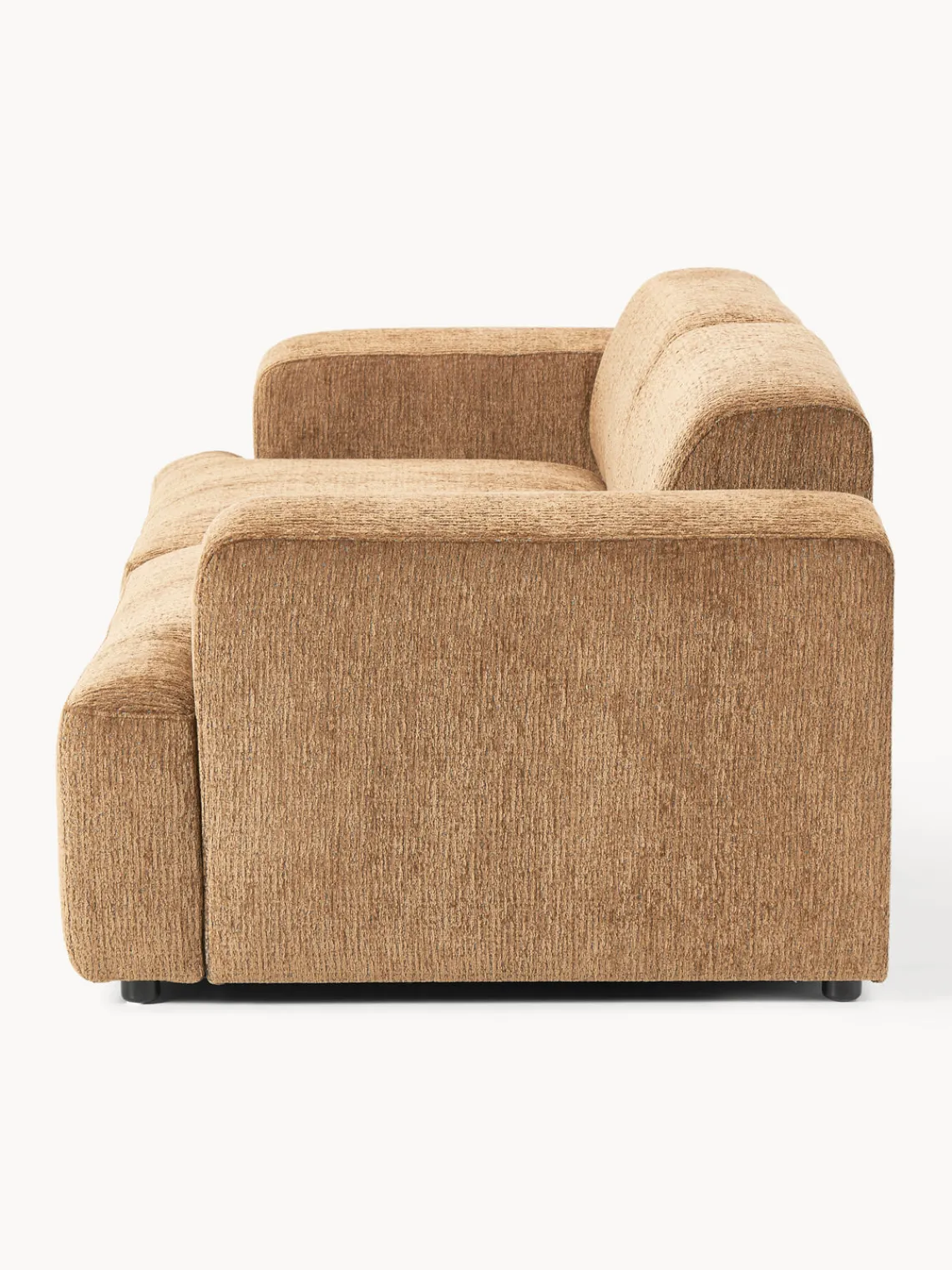 Sofás 3 Plazas|Sofás>Westwing Collection Sofá Melva (3 plazas) Chenilla marrón