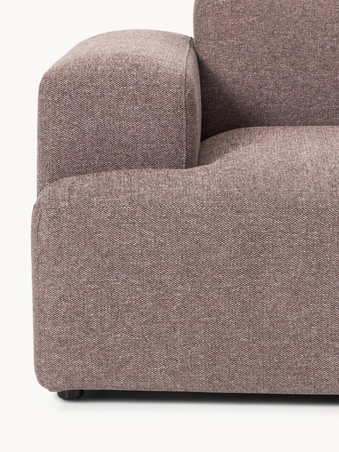 Sofás 3 Plazas|Sofás>Westwing Collection Sofá Melva (3 plazas) Tejido rosa palo