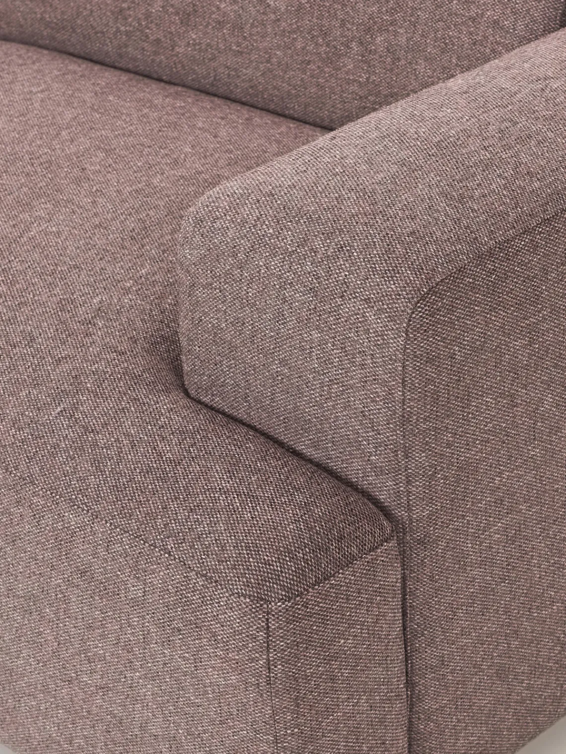 Sofás 3 Plazas|Sofás>Westwing Collection Sofá Melva (3 plazas) Tejido rosa palo