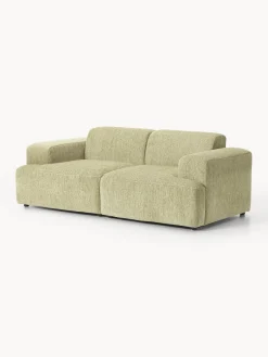 Sofás 2 Plazas|Sofás></noscript>Westwing Collection Sofá Melva (2 plazas) Tejido verde claro