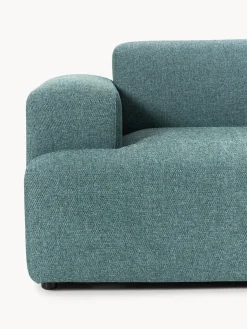 Sofás 3 Plazas|Sofás></noscript>Westwing Collection Sofá Melva (3 plazas) Tejido verde turquesa