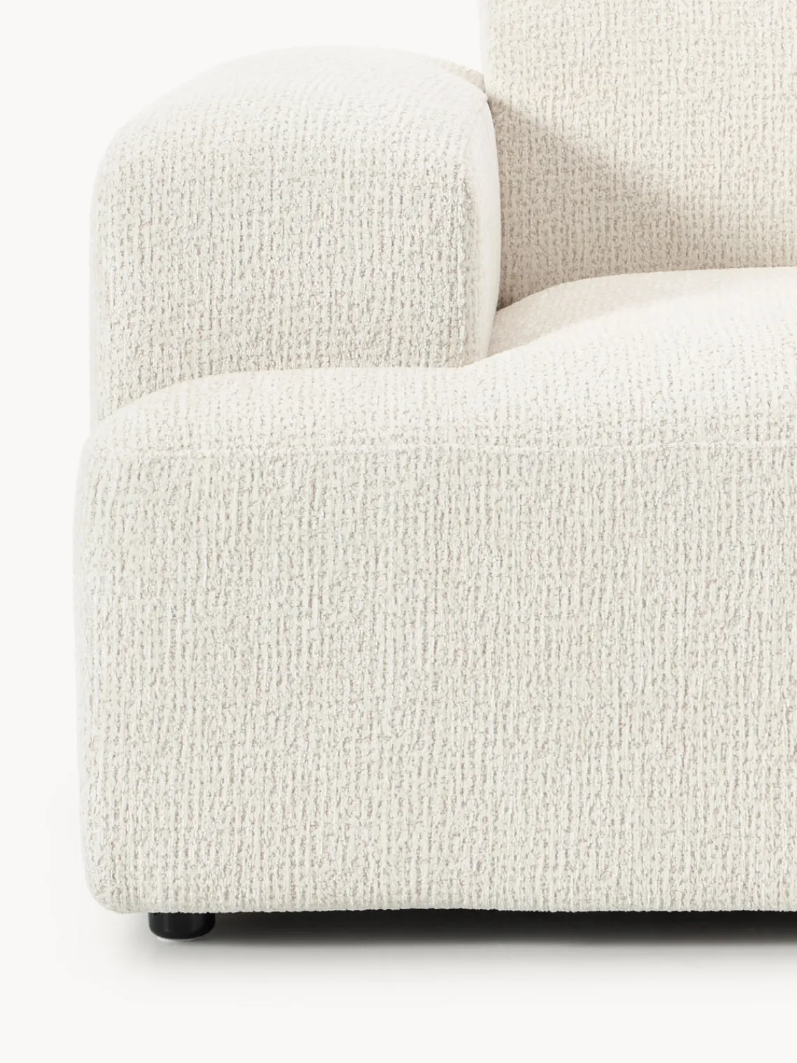 Sofás 3 Plazas|Sofás>Westwing Collection Sofá Melva (3 plazas) Chenilla Off White