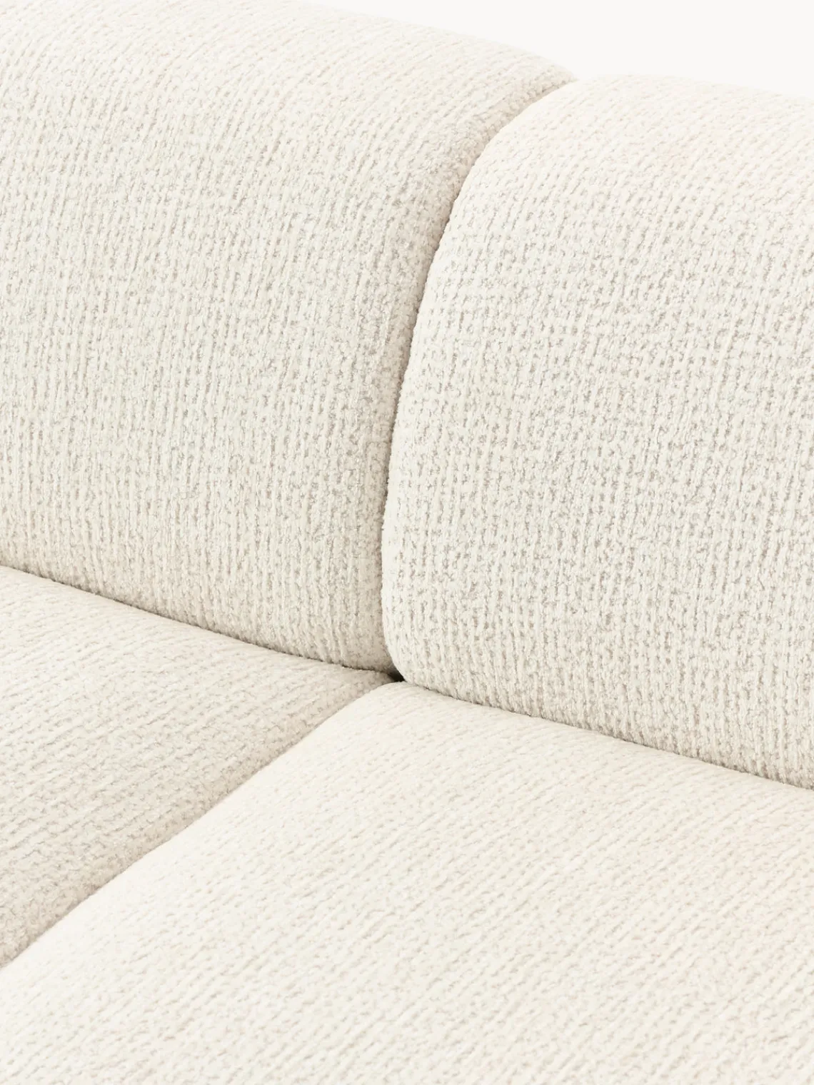 Sofás 3 Plazas|Sofás>Westwing Collection Sofá Melva (3 plazas) Chenilla Off White