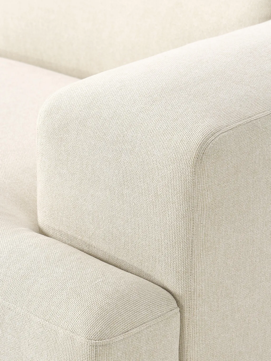 Sofás 2 Plazas|Sofás>Westwing Collection Sofá Melva (2 plazas) Tejido blanco Off White