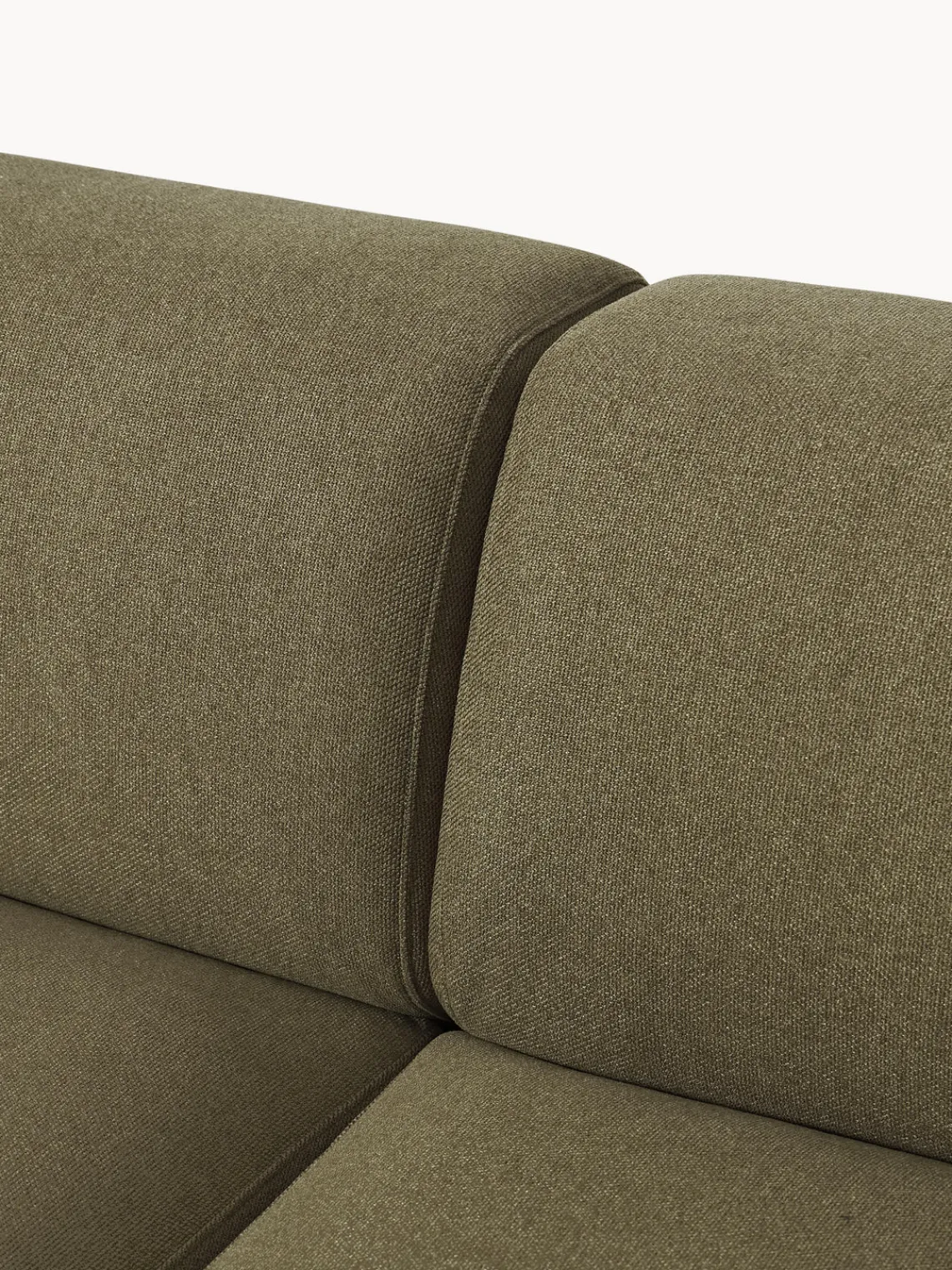 Sofás 3 Plazas|Sofás>Westwing Collection Sofá Melva (3 plazas) Tejido verde oliva