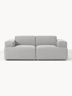 Sofás 2 Plazas|Sofás>Westwing Collection Sofá Melva (2 plazas) Tejido gris claro