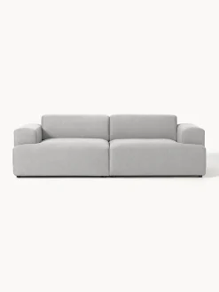 Sofás 3 Plazas|Sofás>Westwing Collection Sofá Melva (3 plazas) Tejido gris claro