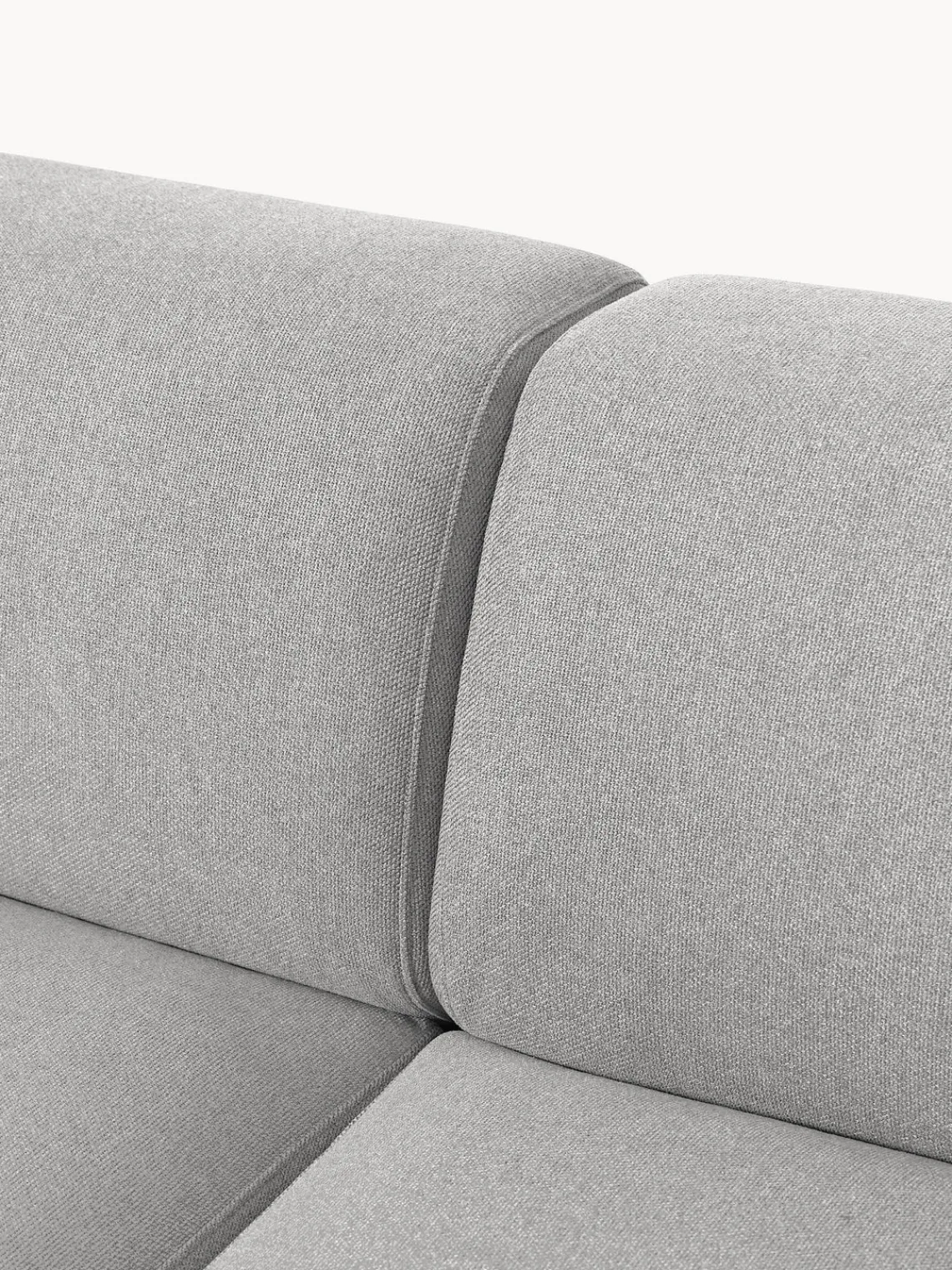 Sofás 3 Plazas|Sofás>Westwing Collection Sofá Melva (3 plazas) Tejido gris claro