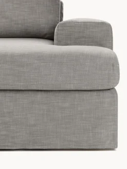 Hot Sofá modular con reposapiés izquierdo/derecho Russell (4 plazas), desenfundable Sofás Rinconeras|Sofás