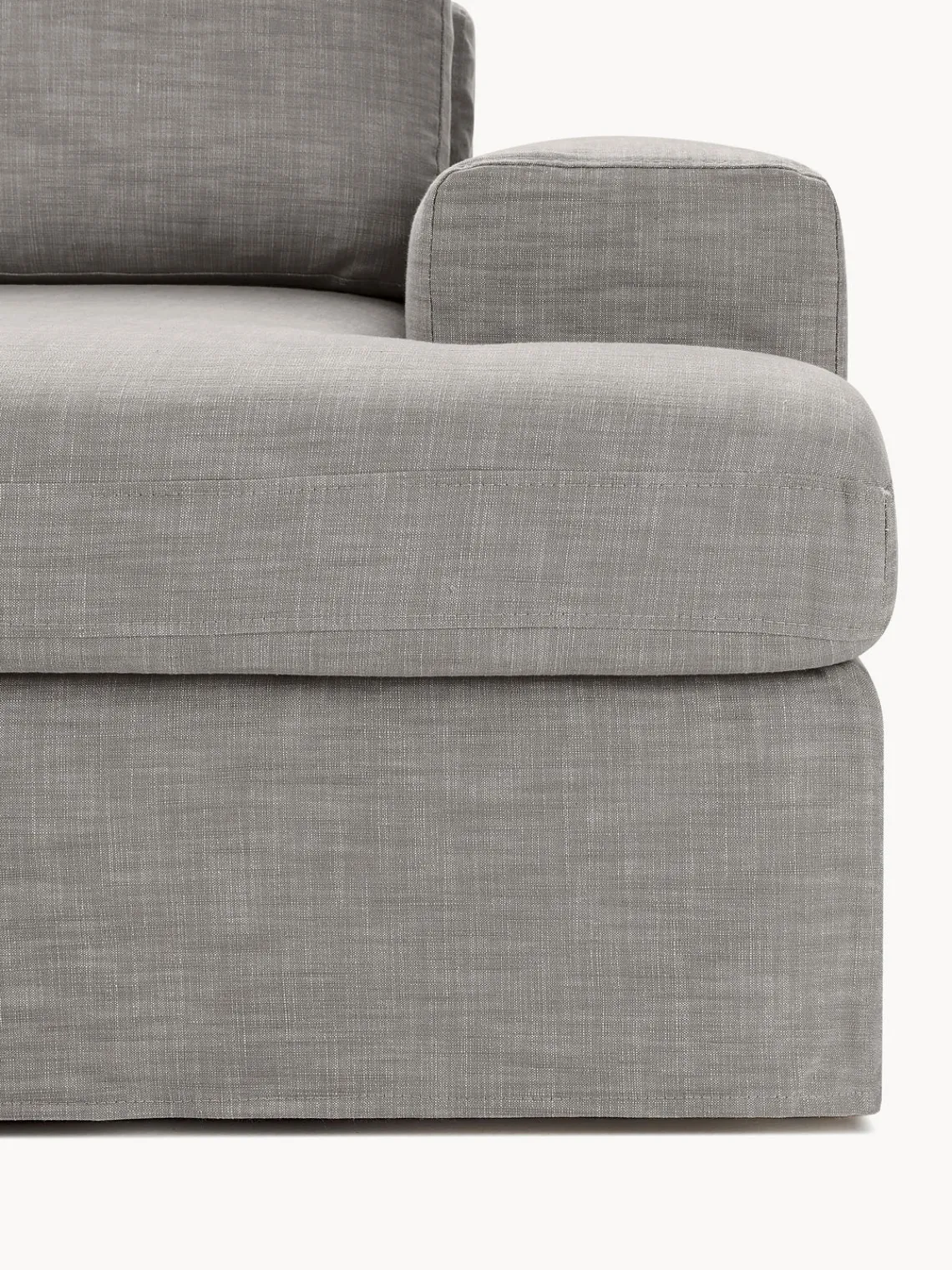 Hot Sofá modular con reposapiés izquierdo/derecho Russell (4 plazas), desenfundable Sofás Rinconeras|Sofás