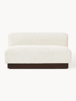 New Sofá modular de borreguillo bouclé Natalie (2 plazas) Sofás 2 Plazas|Sofás