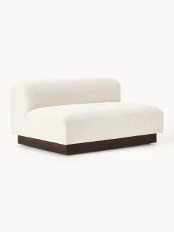New Sofá modular de borreguillo bouclé Natalie (2 plazas) Sofás 2 Plazas|Sofás