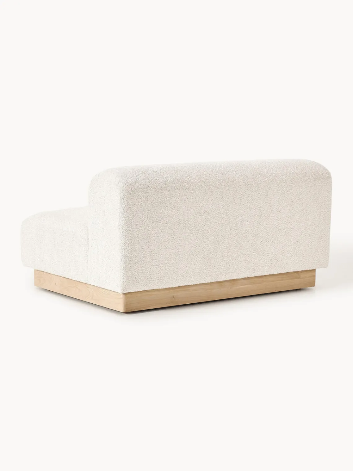 Sale Sofá modular de borreguillo bouclé Natalie (2 plazas) Sofás 2 Plazas|Sofás