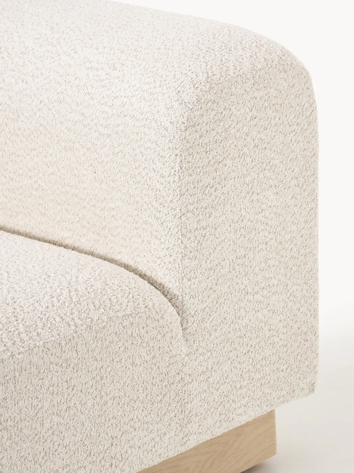 Sale Sofá modular de borreguillo bouclé Natalie (2 plazas) Sofás 2 Plazas|Sofás