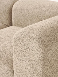 Sofás 3 Plazas|Sofás></noscript>Westwing Collection Sofá modular de borreguillo bouclé Natalie (3 plazas) Borreguillo bouclé beige, madera de haya clara