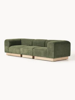 Sale Sofá modular de borreguillo bouclé Natalie (3 plazas) Sofás 3 Plazas|Sofás