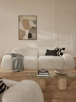 New Sofá modular de borreguillo bouclé Wolke (3 plazas) Sofás 3 Plazas|Sofás