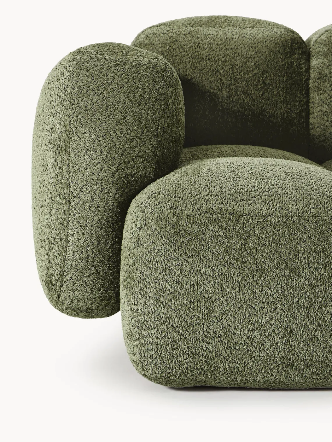 Best Sofá modular de borreguillo bouclé Tayla (3 plazas) Sofás 3 Plazas|Sofás