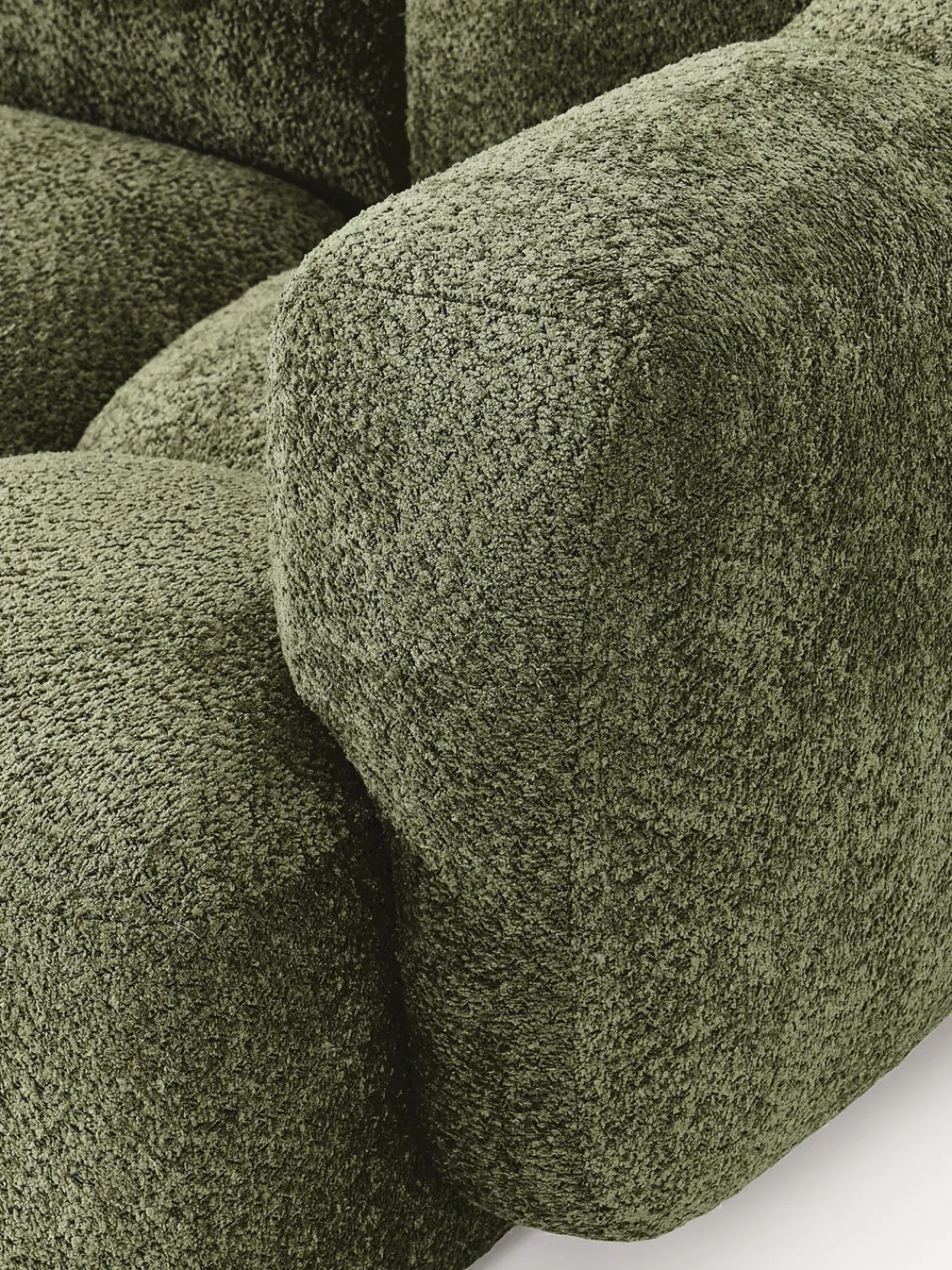 Best Sofá modular de borreguillo bouclé Tayla (3 plazas) Sofás 3 Plazas|Sofás