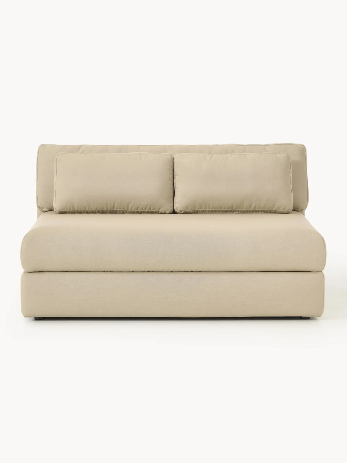 Sofás De Exterior|Sofás De Exterior>Westwing Collection Sofá modular de jardín Rabea (2 plazas) Beige