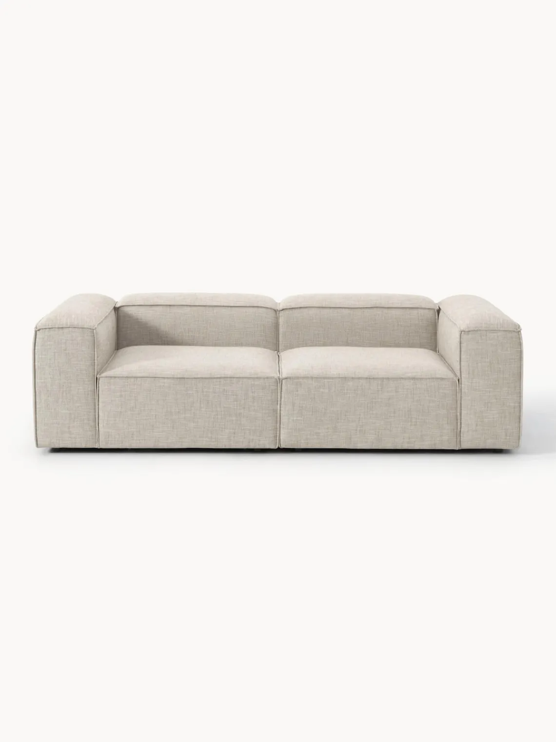 Clearance Sofá modular de mezcla de lino Lennon (3 plazas) Sofás