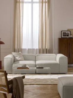 Clearance Sofá modular de mezcla de lino Lennon (3 plazas) Sofás